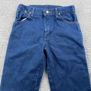 Wrangler Jeans Boys 14 Regular Blue Cowboy Cut 13MWZBP Straight Leg Denim 26x29